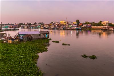Mekong in der Nacht